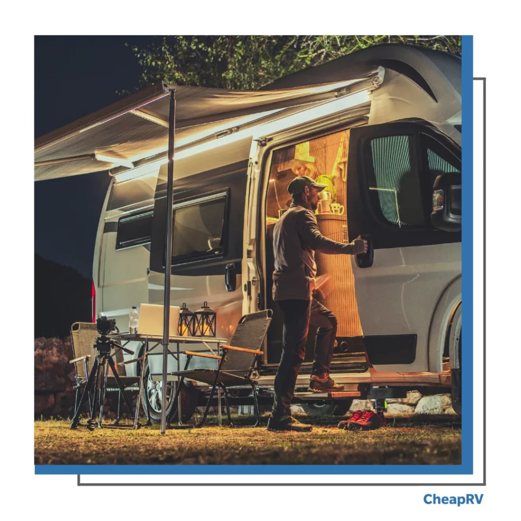 rv awning shade types