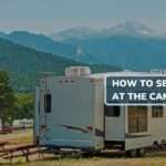 how to set up RV at campsite
