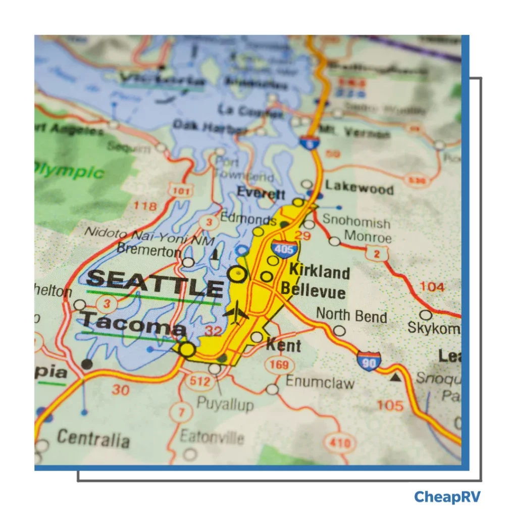 Seattle RV map