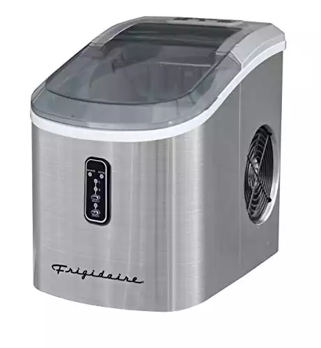 Frigidaire EFIC103-AMZ-SC Counter Top Maker with Over-Sized Ice Bucket