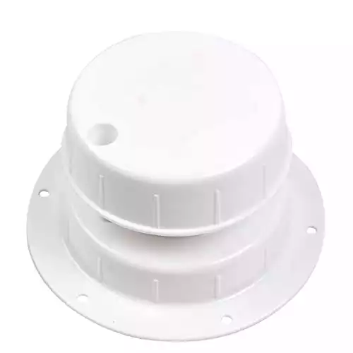 RVMATE Plumbing Vent, Camper Vent Cap Replacement, RV Sewer Vent Cap for 1 to 2 3/8" Pipe, White