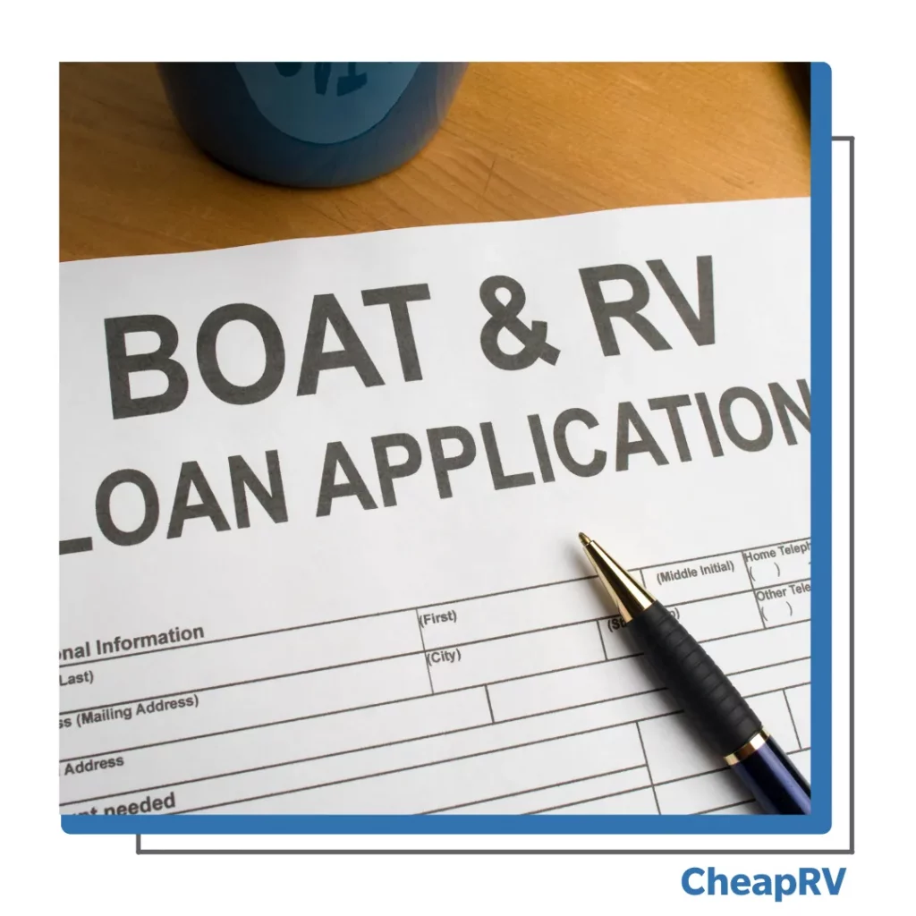 RV LOAN APPLICATION