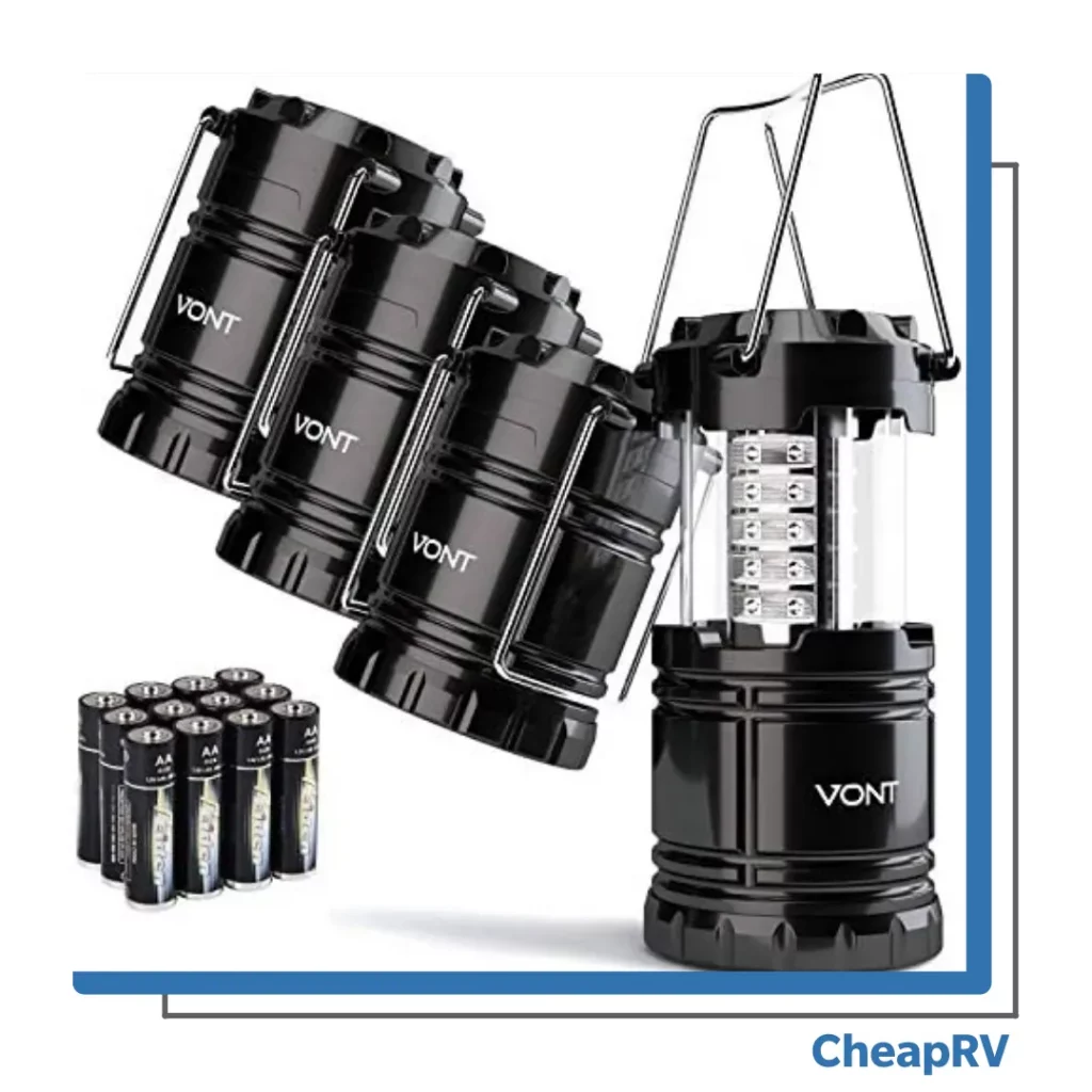 Vont 4 Pack LED Camping Lantern