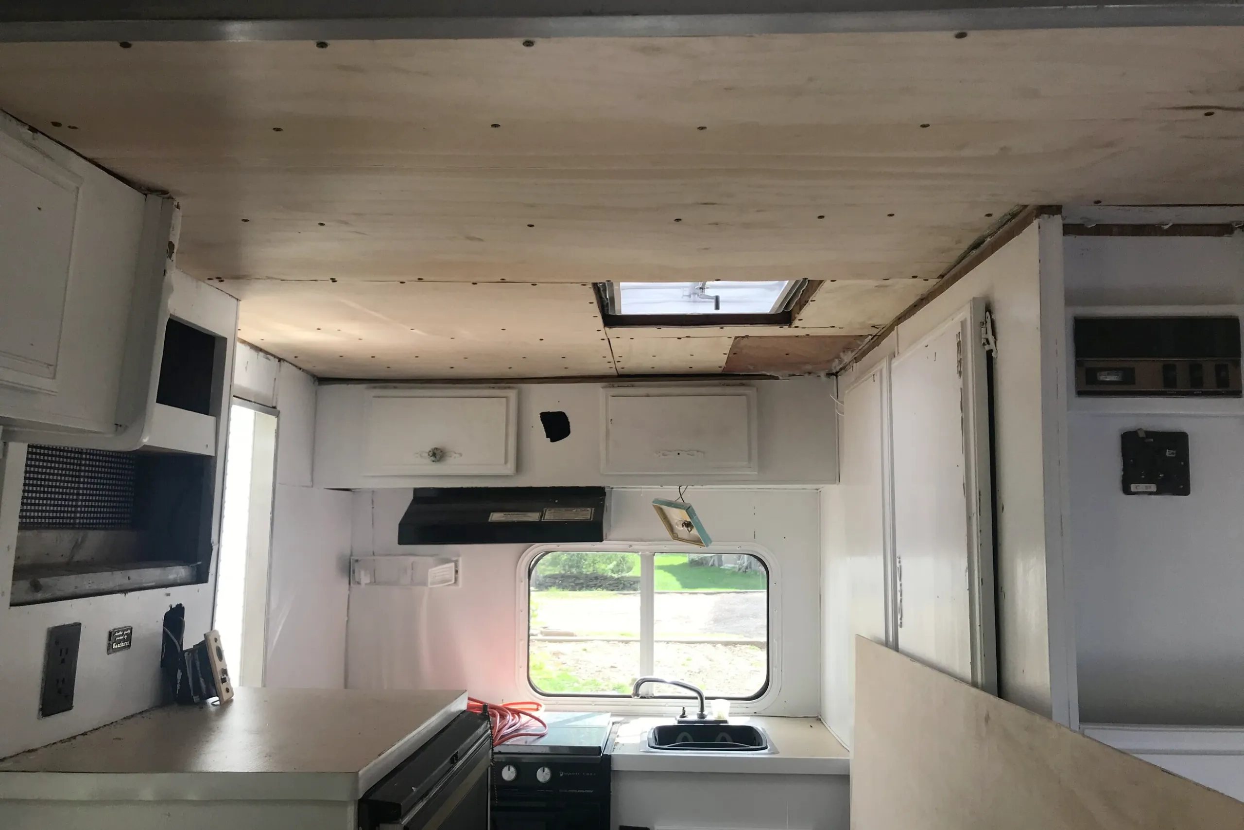 how to remove rv ceiling panels