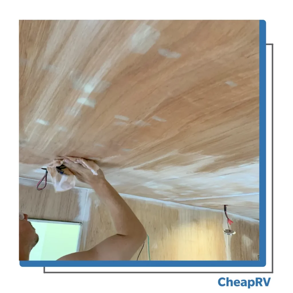 installing removal rv ceiling panels