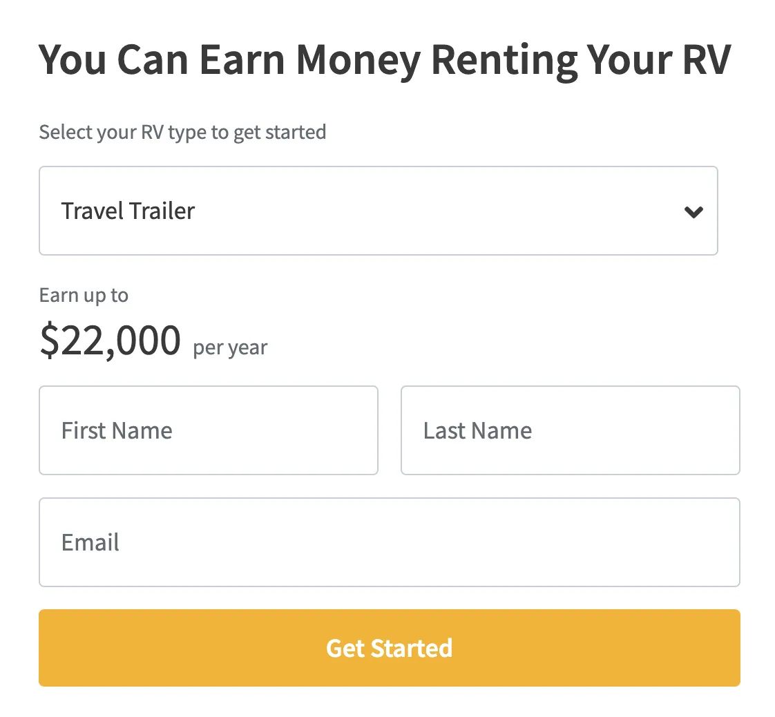 list your rv
