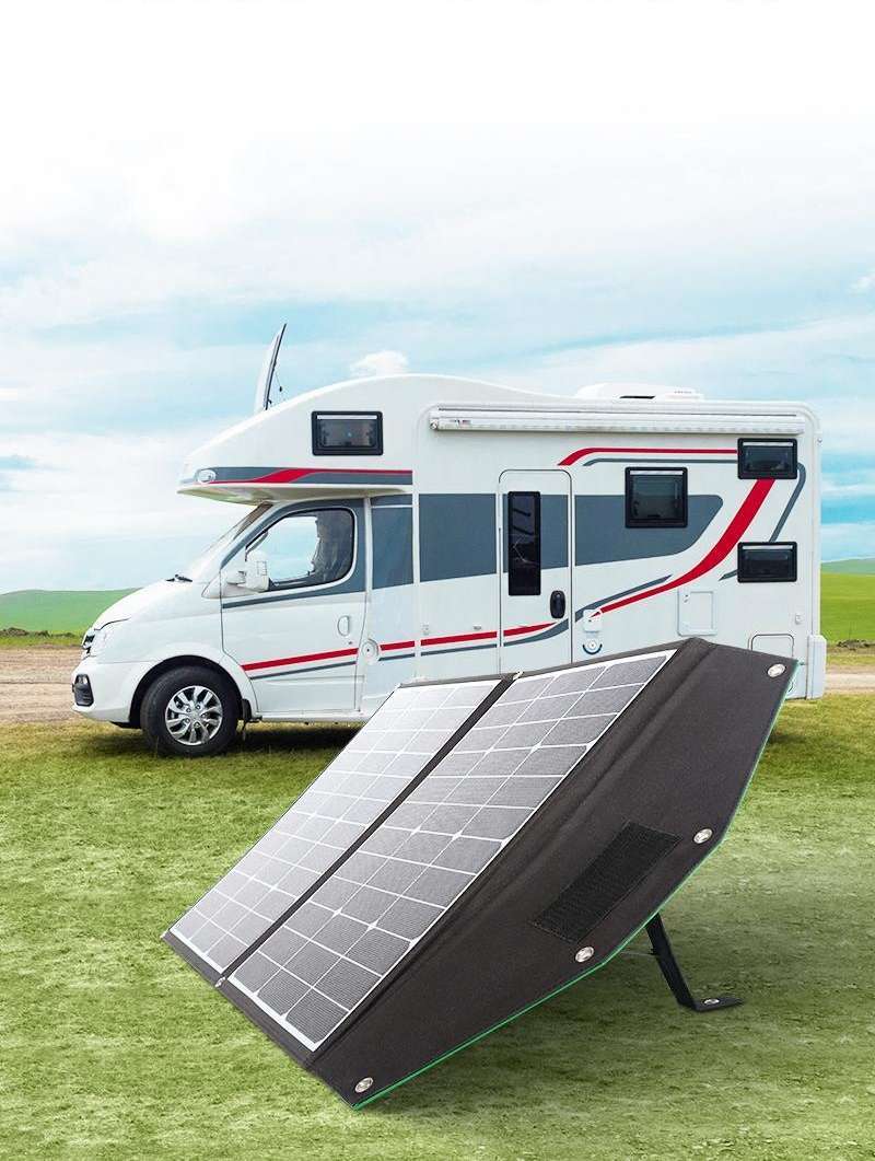 Portable RV solar battery charger