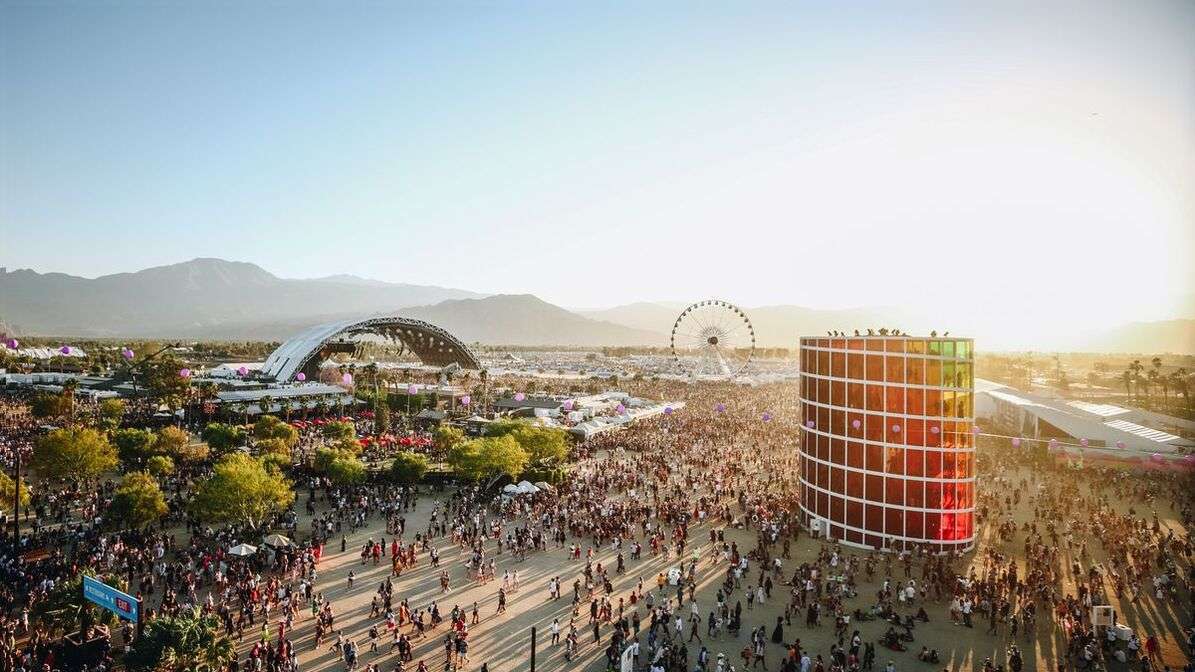 Coachella music festival in Los Angeles