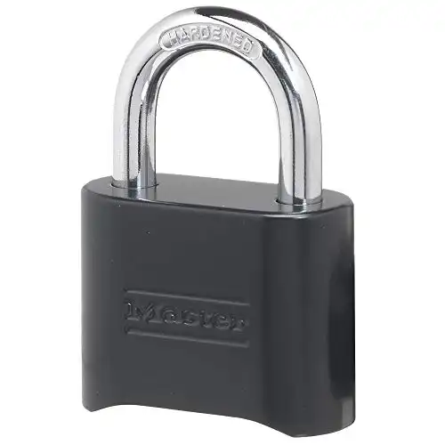 Master Lock Combination Lock, Set Your Own Combination Lock, Indoor and Outdoor Padlock, Weatherproof Code Lock, 178D
