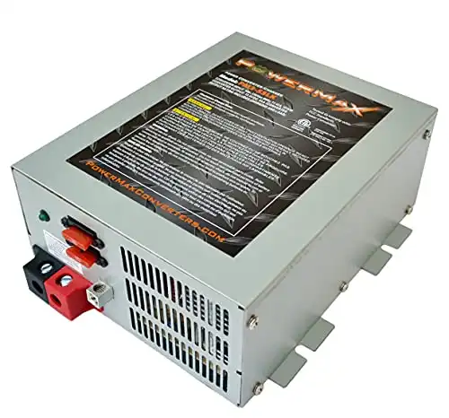 PowerMax PM4 55A 110V AC to 12V DC 55 Amp Power Converter with Built-in 4 Stage Smart Battery Charger