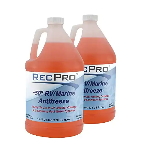 RecPro RV Antifreeze -50 F Protection Non-Toxic