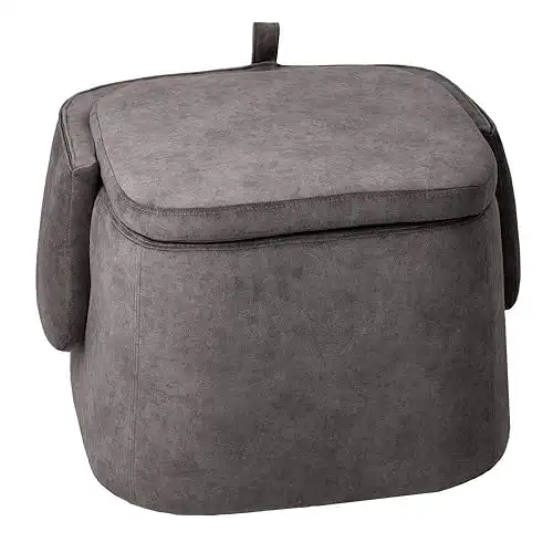 Camper Comfort Tray-Top Chottoman with Storage Space Ottoman