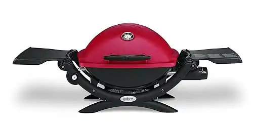 Weber Q1200 Liquid Propane Grill, Red