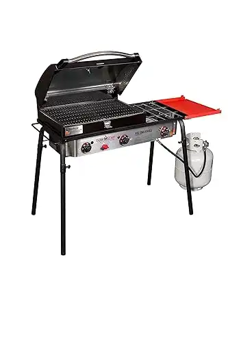 Camp Chef Big Gas Grill, 3 Burner Stove, Professional BBQ Grill Box (BB90L), Cooking Dimensions: 16 in x 38 in