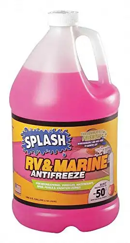 Splash RV/Marine Antifreeze, Plastic Bottle, -50 Point Freezing (F) - 1 gallon