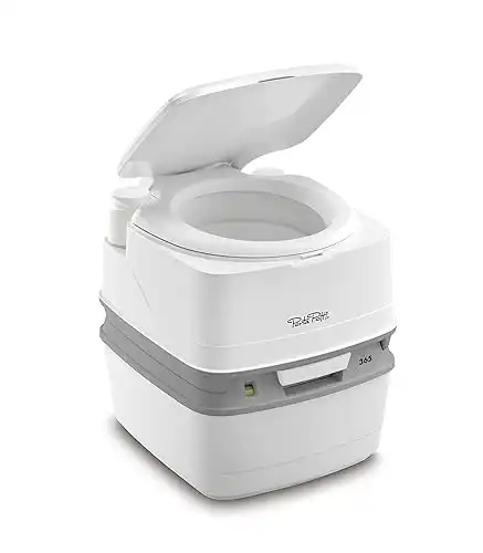 Thetford Porta Potti 365 Portable Toilet (for RV, Marine, Camping, Vans, Trucks, Healthcare) 92820, White