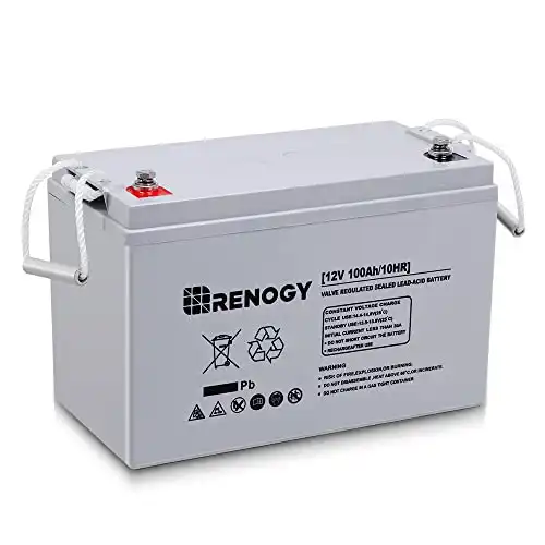 Renogy Deep Cycle AGM 12 Volt 100Ah Battery