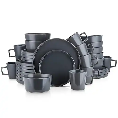 Stone Latin 32-Piece Stoneware Dinnerware Set